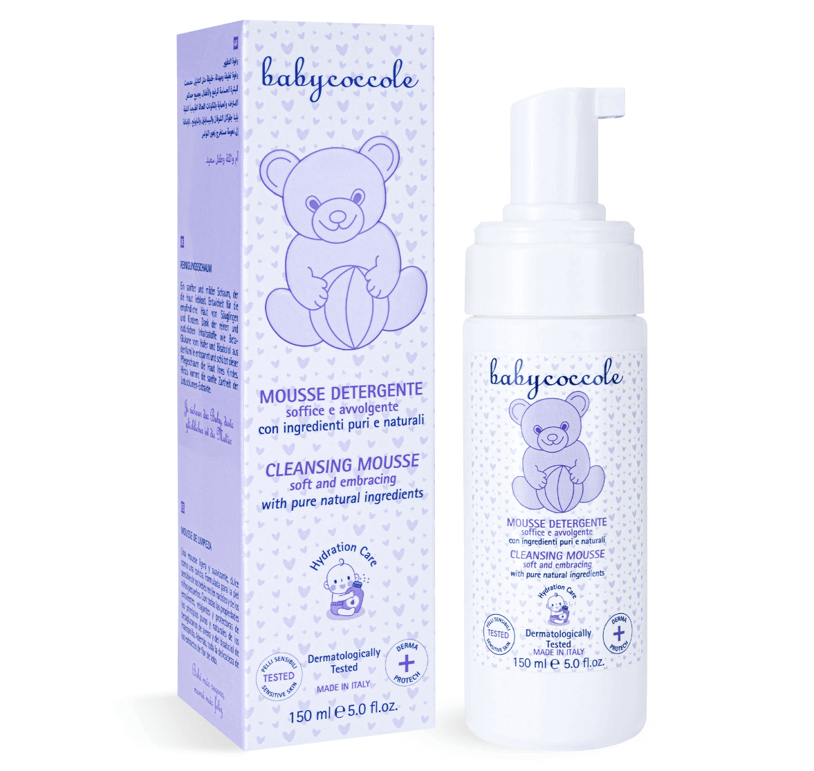 Dung dịch vệ sinh cho bé 3in1 dạng bọt Babycoccole 0M+