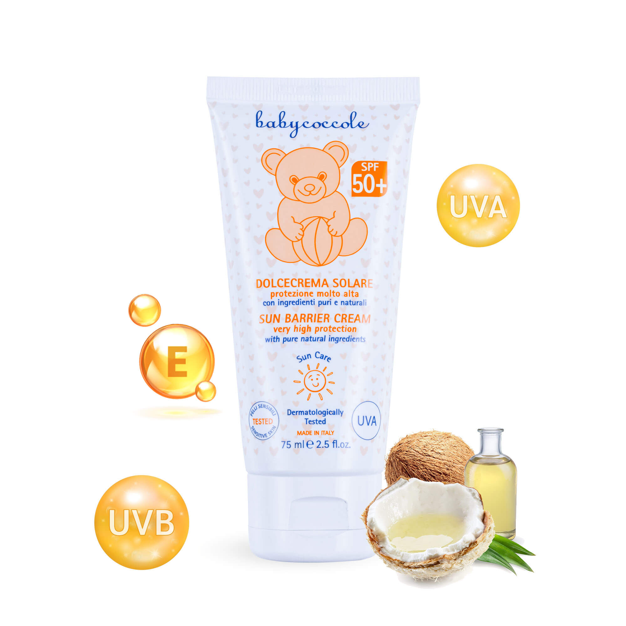 Kem chống nắng SPF50+ Babycoccole 0M+