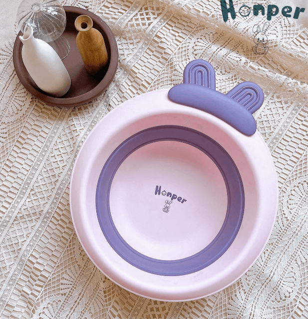 Chậu rửa mặt Honper thỏ gấp gọn HP539 — ảnh 2