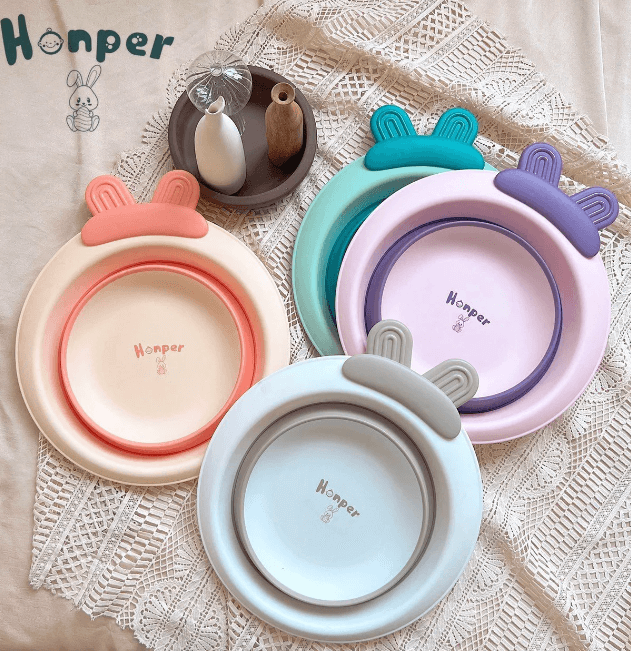 Chậu rửa mặt Honper thỏ gấp gọn HP539 — ảnh 4