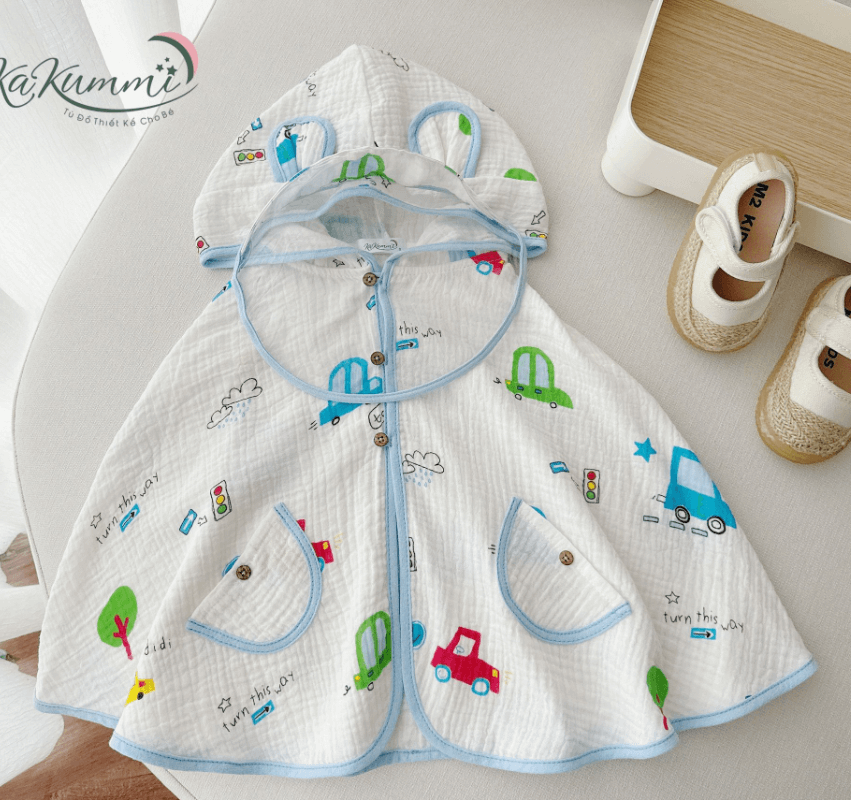 Áo choàng xô 2 lớp Kakummi — ảnh 2