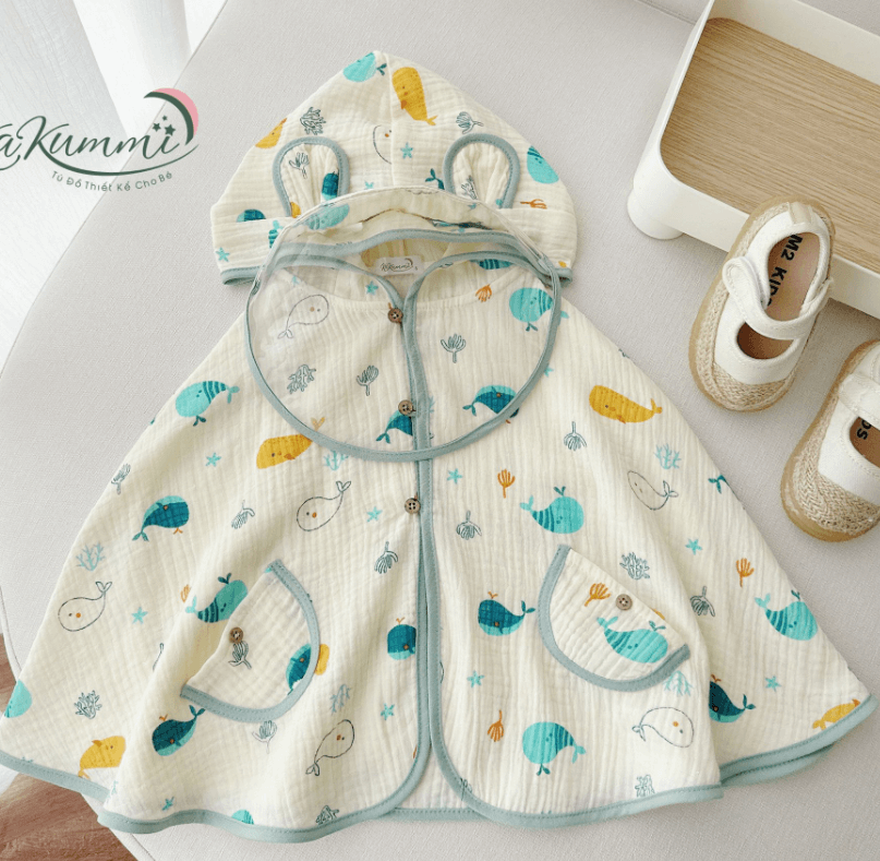 Áo choàng xô 2 lớp Kakummi — ảnh 4