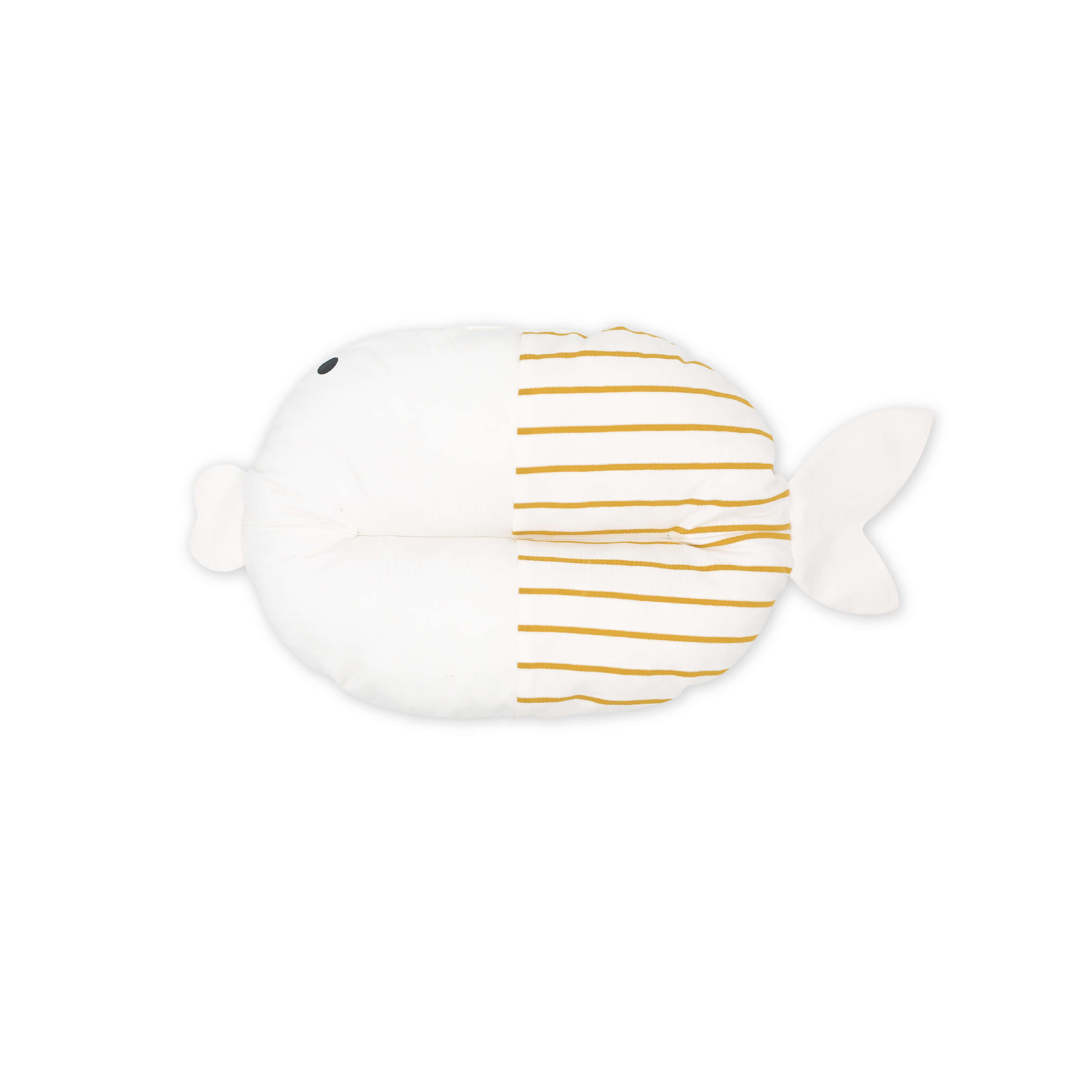 Gối sơ sinh nhân đôi vỏ gối La Pomme Baby Fish - Trắng vàng — ảnh 3