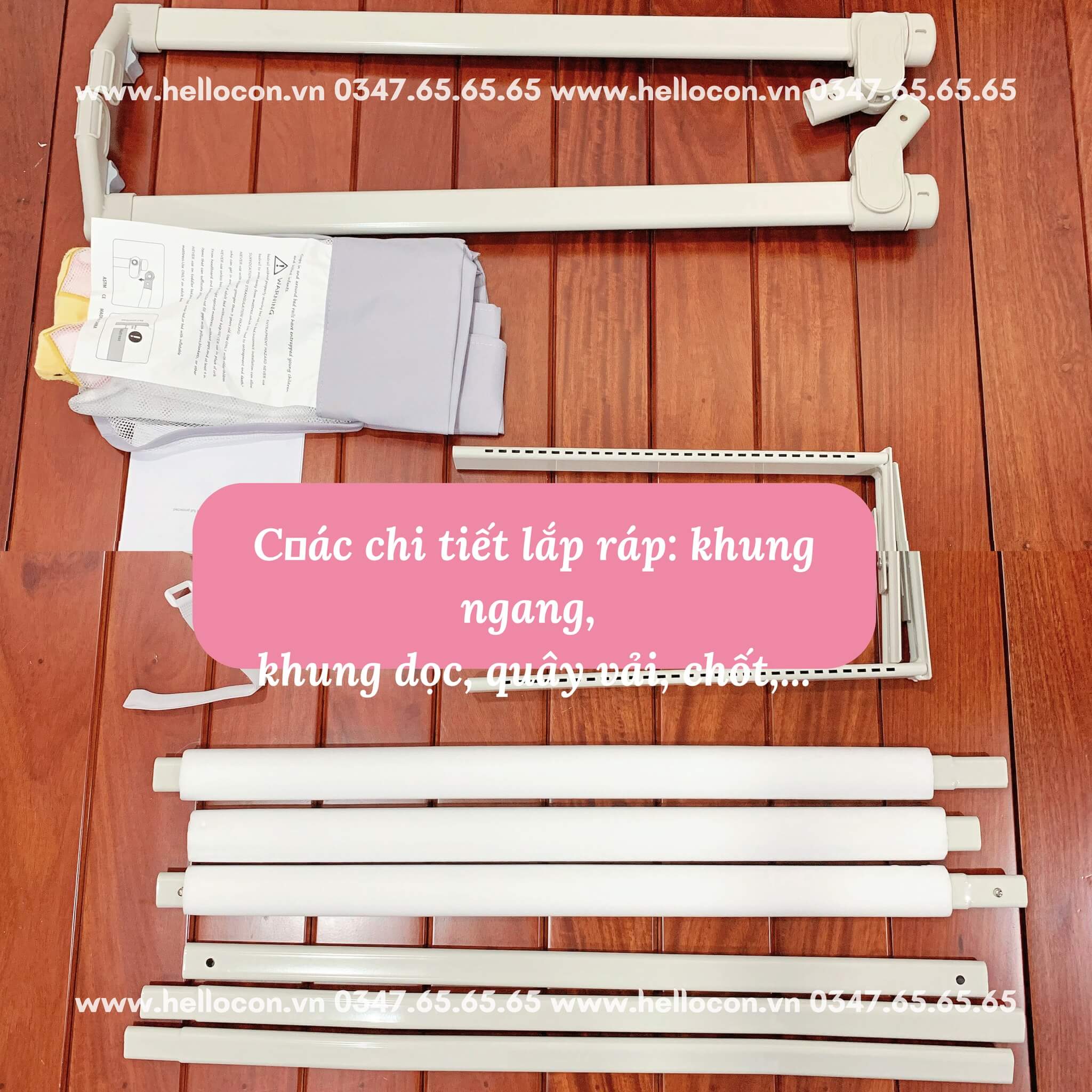 Thanh chắn giường Hello Con HCCG001 — ảnh 8