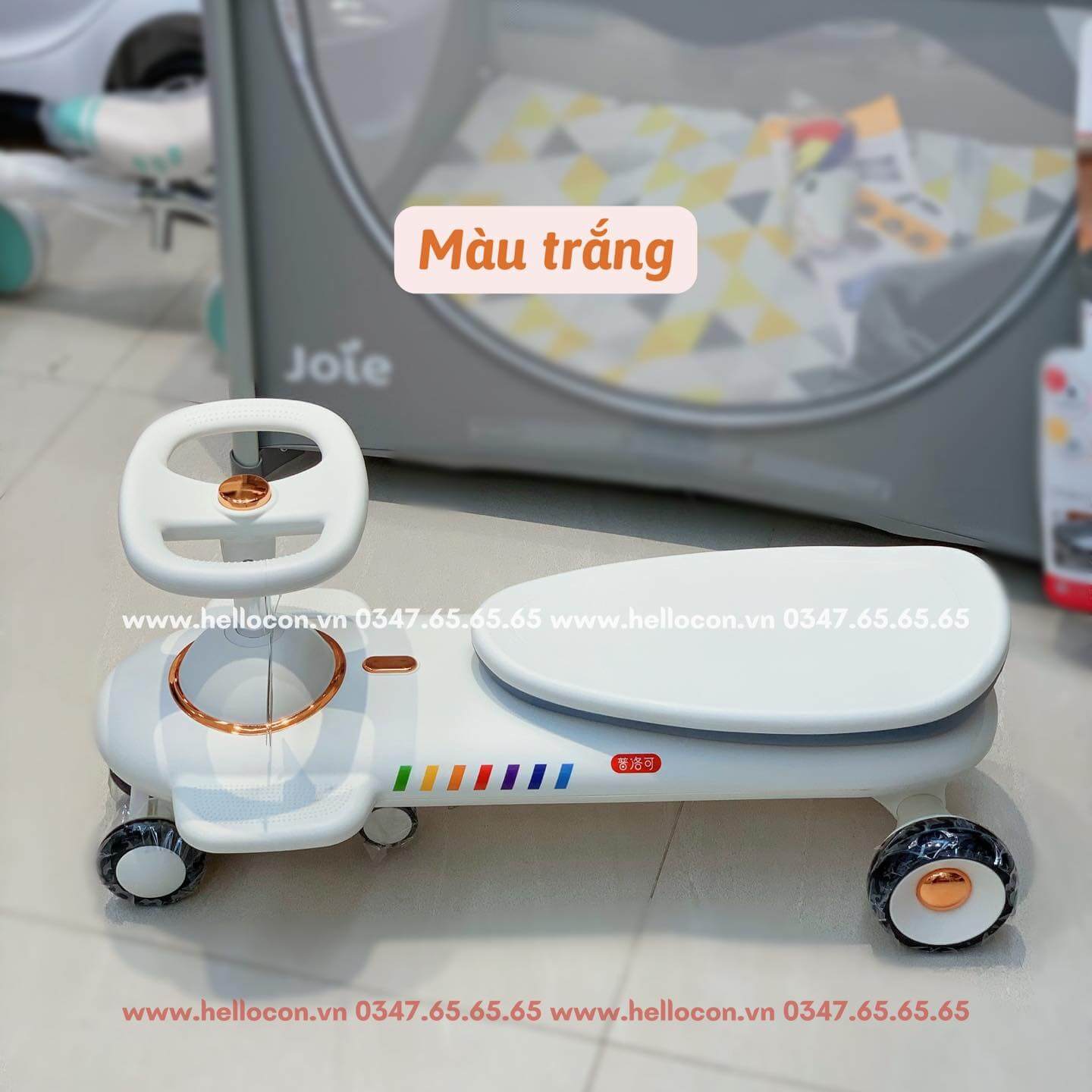 Xe lắc Playkids N1 có nhạc, còi, bánh xe phát sáng — ảnh 3