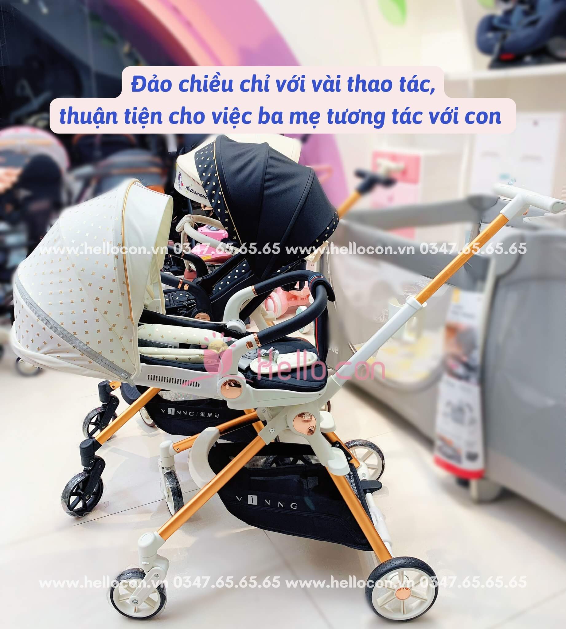 Xe đẩy VINNG Q7 cao cấp — ảnh 5