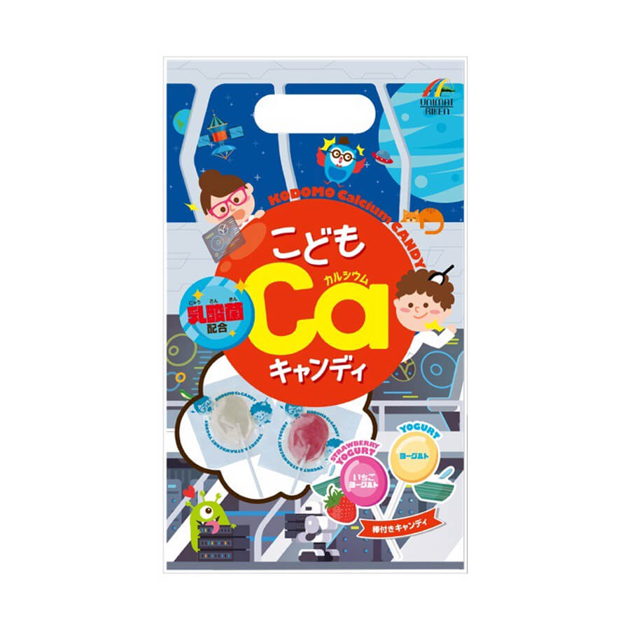 Kẹo mút Canxi Kodomo Unimat Riken trên 2 tuổi
