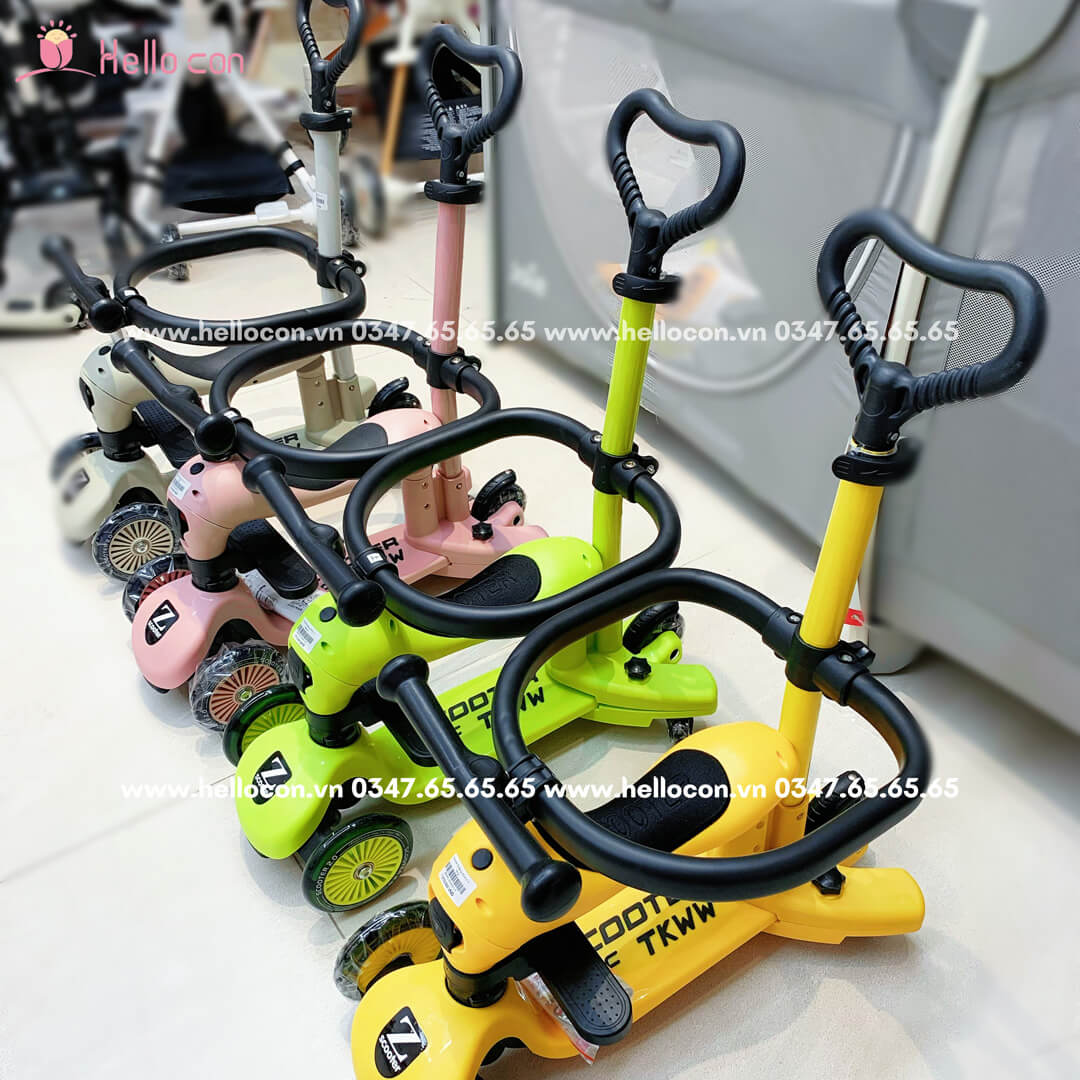 Xe Scooter cho bé ZinBang X3 4 trong 1 — ảnh 3