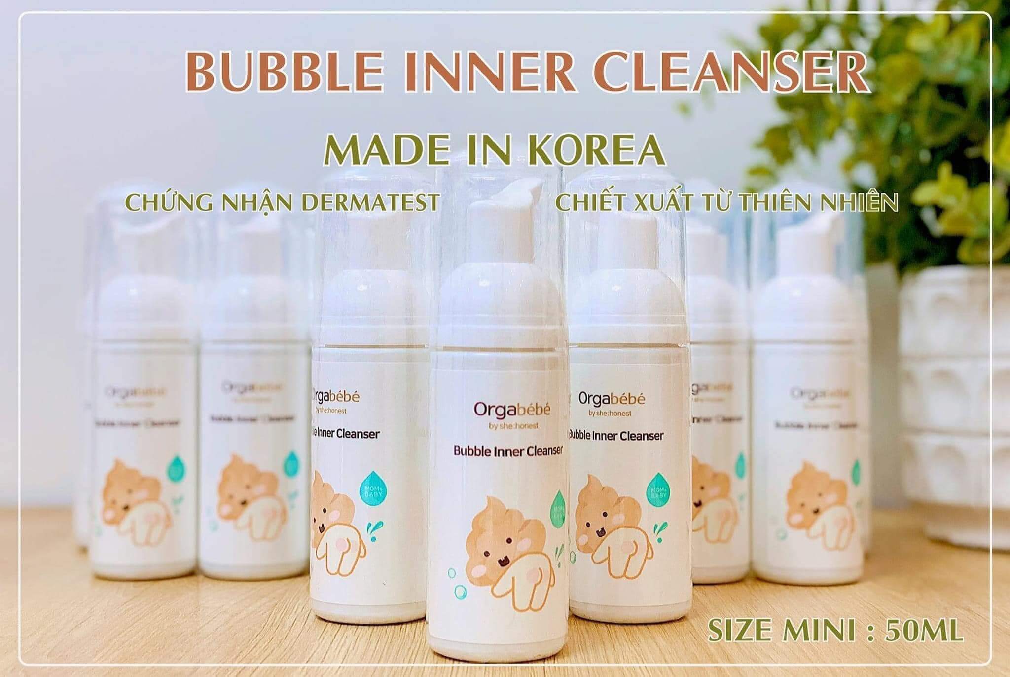 Bọt vệ sinh thay tã hữu cơ Orgabebe từ sơ sinh — ảnh 2