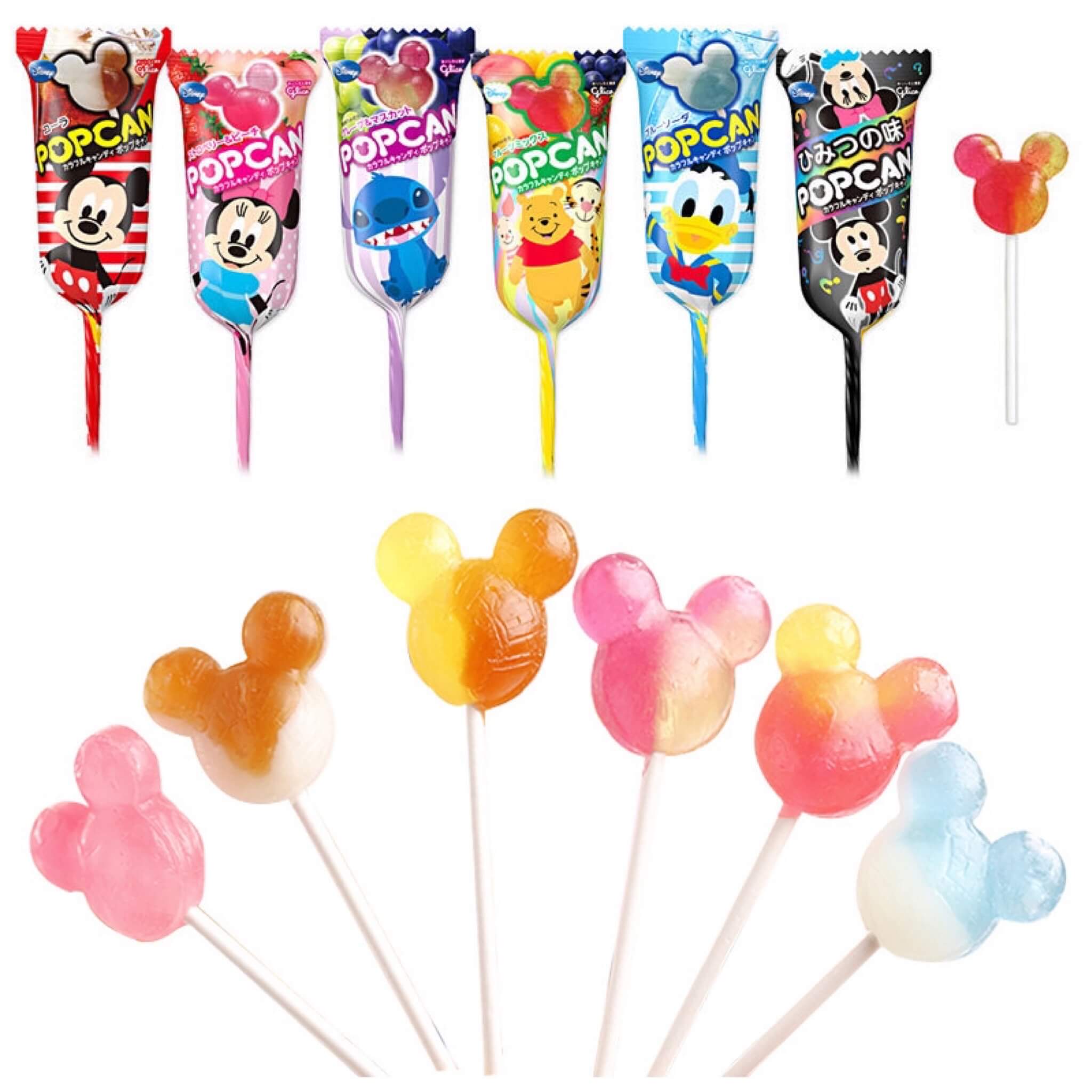 Kẹo mút Mickey Popcan nội địa Nhật (màu ngẫu nhiên)
