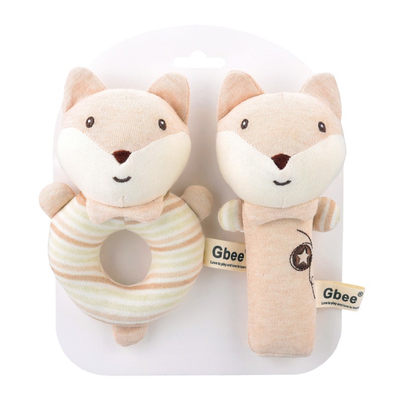 Gấu bông hữu cơ Gbee lục lạc cầm tay cho trẻ từ 0M+ — ảnh 7
