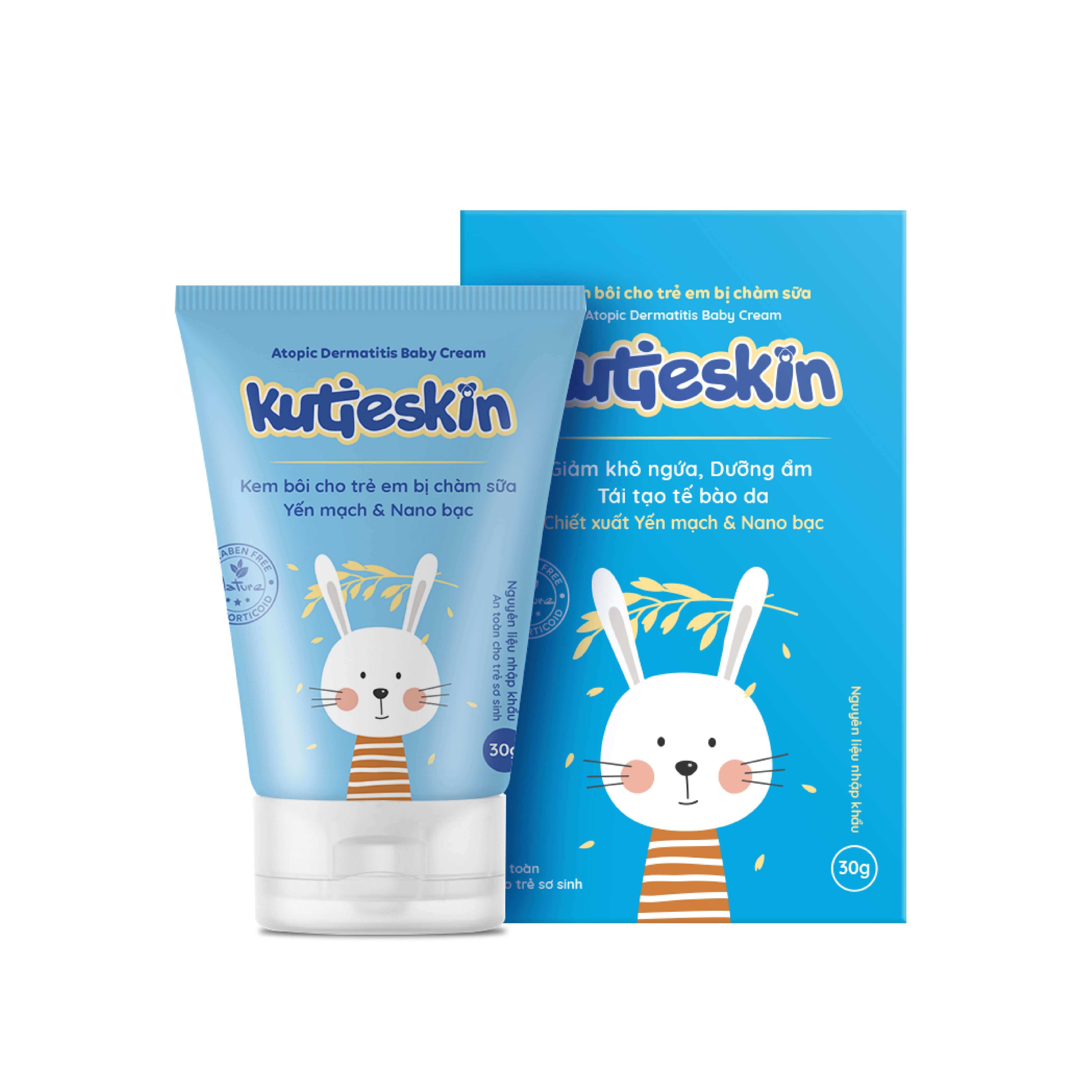 Kem bôi Kutieskin cho trẻ bị chàm sữa 0M+ 30g