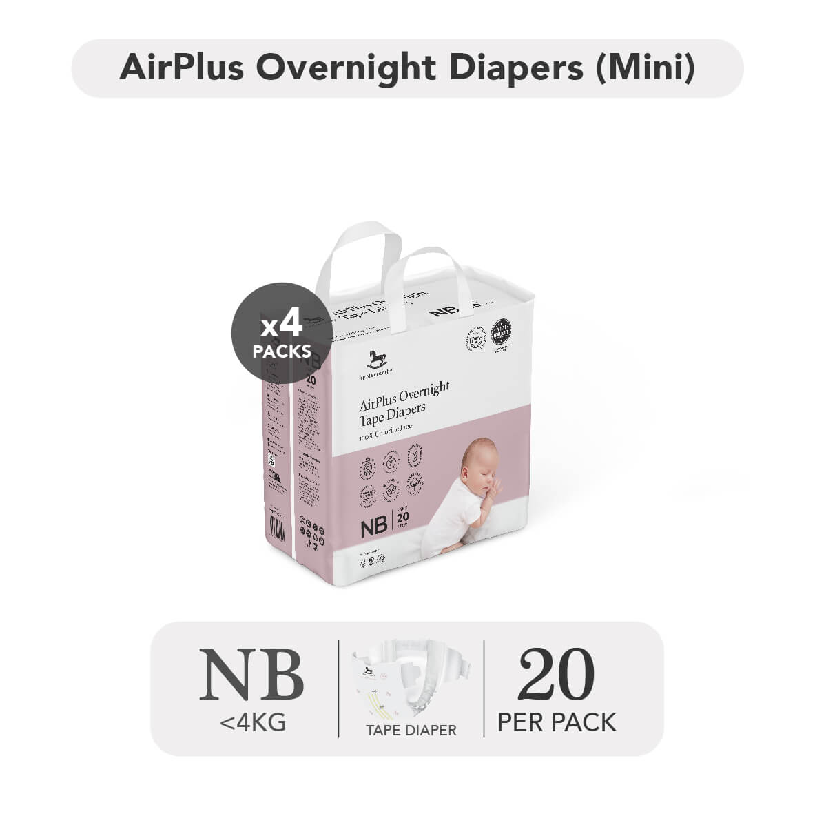 Bỉm Applecrumby mini Airplus — ảnh 4