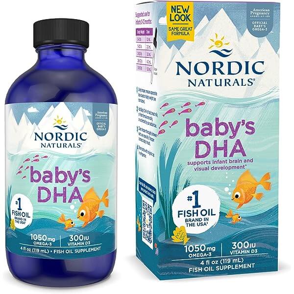 Siro Baby's DHA Nordic Naturals từ sơ sinh