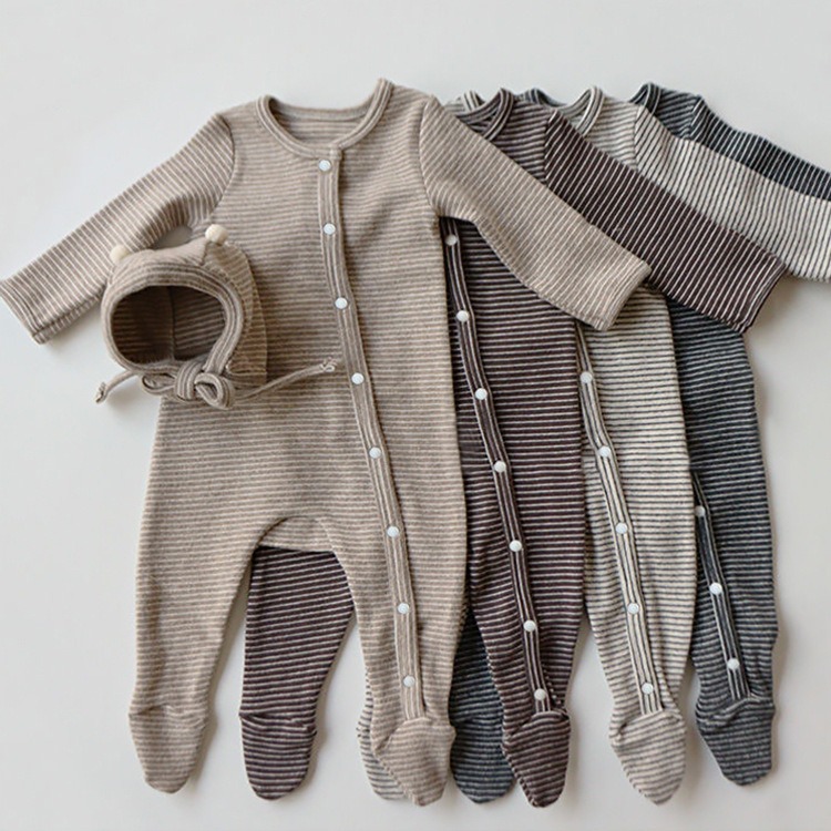 Body cotton thu đông Hàn Quốc cho trẻ sơ sinh