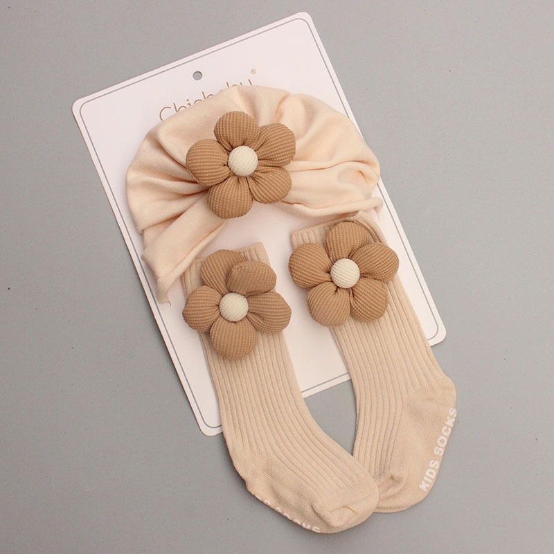 Tất mũ hoa Chicbaby cho trẻ từ 0-3 tháng — ảnh 2