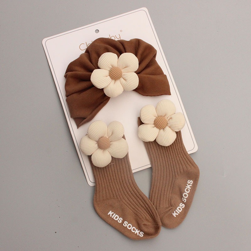 Tất mũ hoa Chicbaby cho trẻ từ 0-3 tháng — ảnh 3