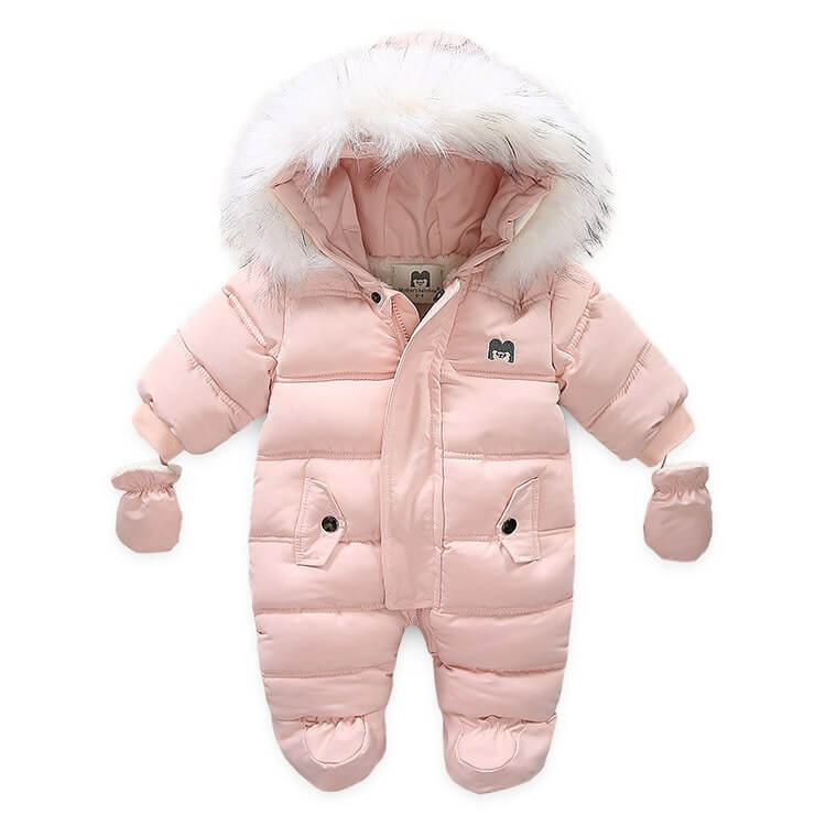 Mother's babybear Body phao, lót nhung, có bao tay, mũ lông — ảnh 5