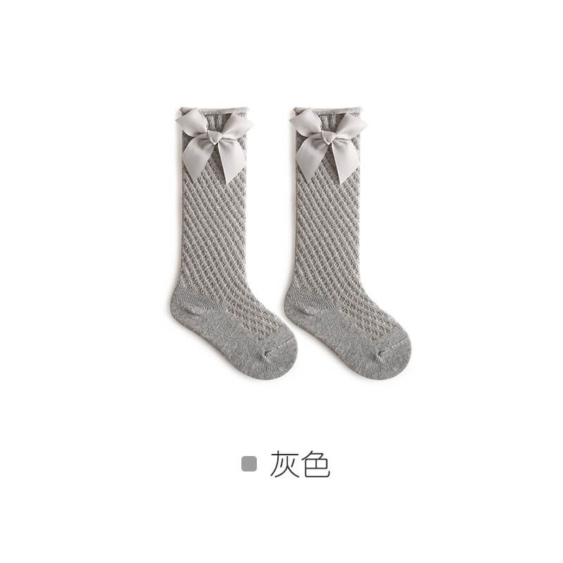 Tất đùi Baby socks có nơ phong cách Hàn Quốc cho mùa thu — ảnh 2