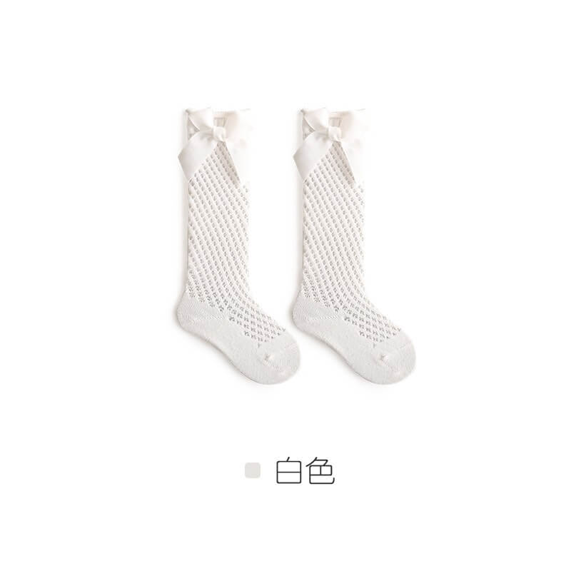 Tất đùi Baby socks có nơ phong cách Hàn Quốc cho mùa thu — ảnh 4