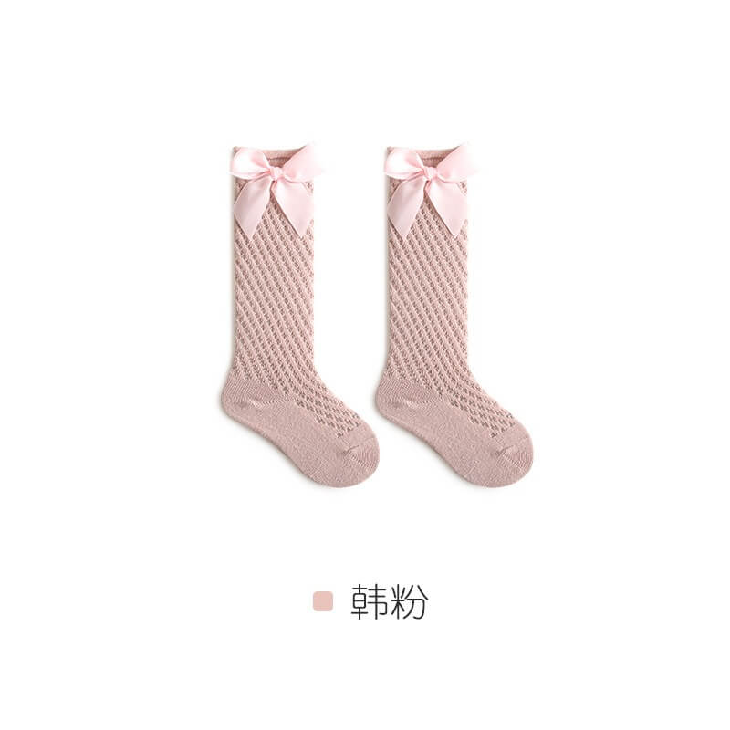 Tất đùi Baby socks có nơ phong cách Hàn Quốc cho mùa thu — ảnh 5