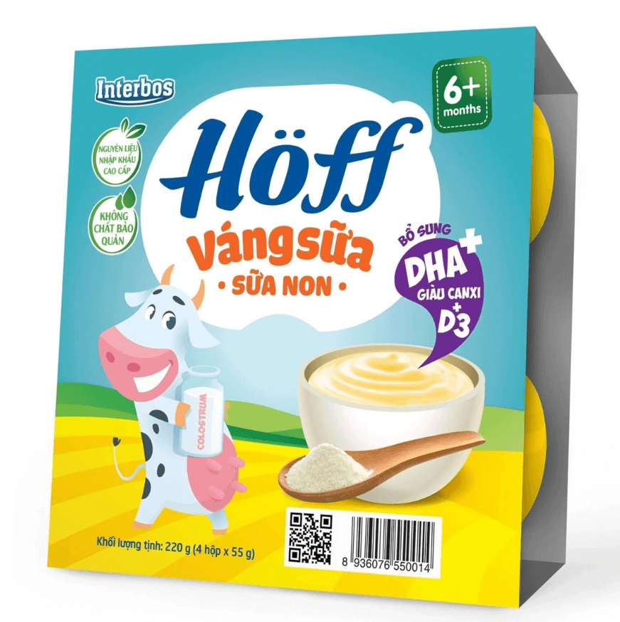 Váng sữa Hoff 6M+(Lốc 4x55g) — ảnh 2