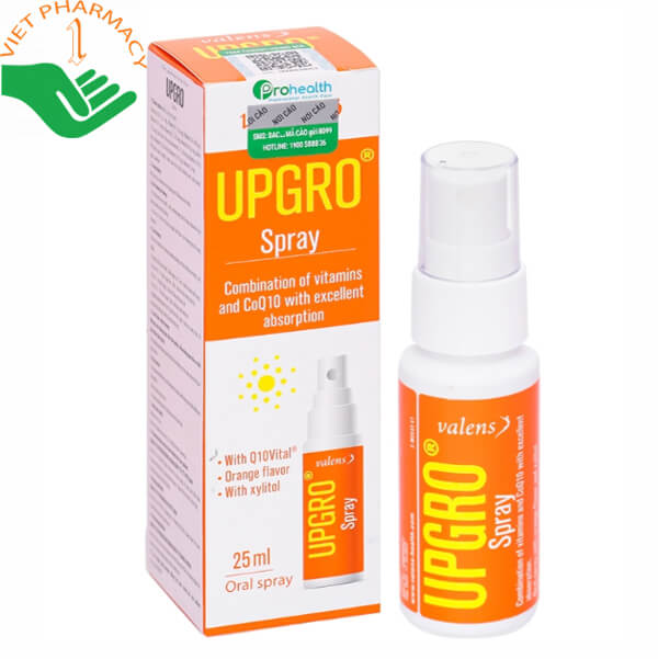Xịt vitamin tổng hợp Upgro Spray 25ml trẻ từ 6 tháng tuổi