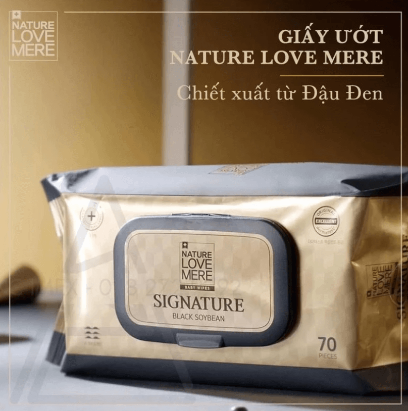 Giấy ướt Nature Love Mere có nắp — ảnh 2