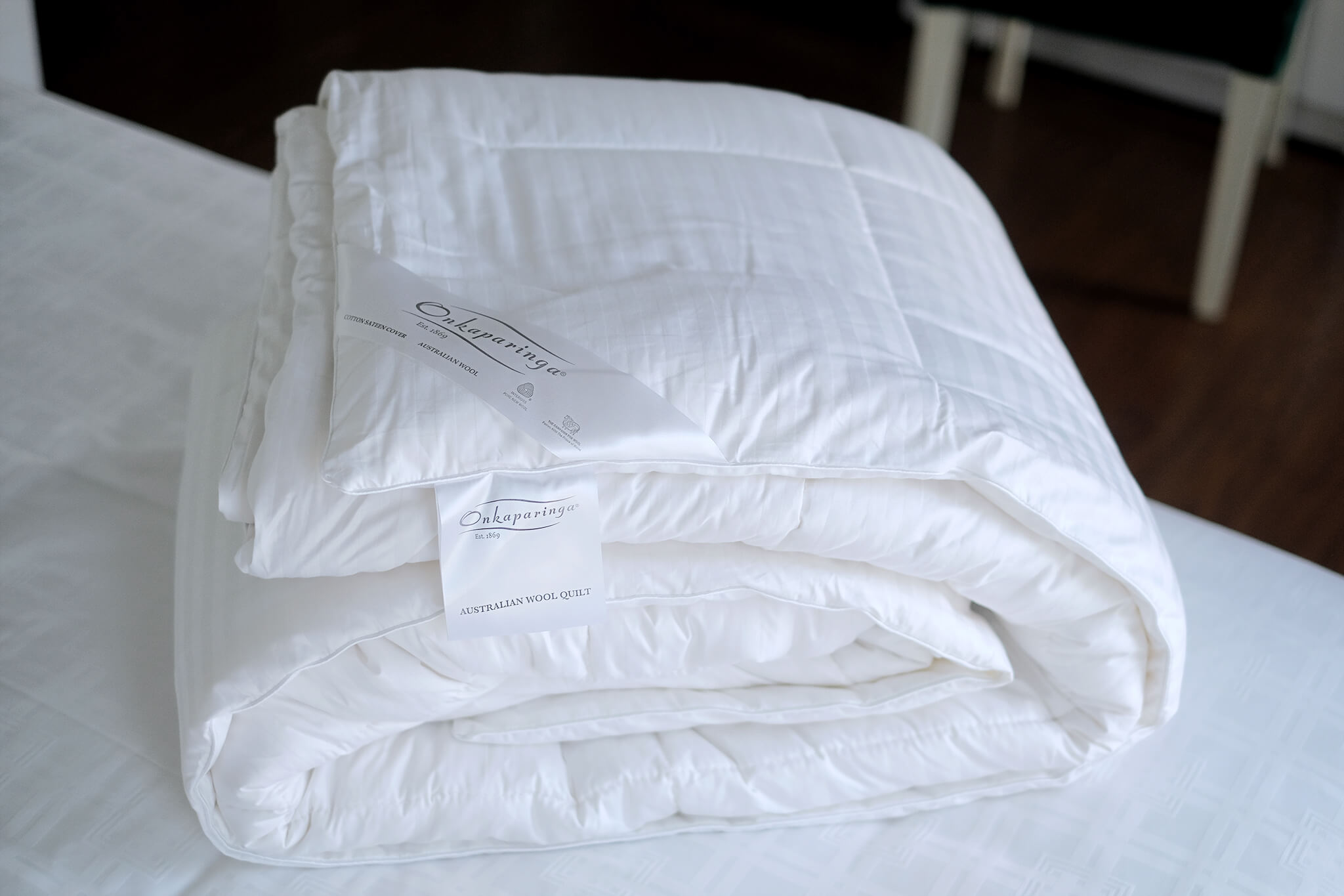 Chăn lông cừu cao cấp Onkaparinga Wool Quilt Úc 210cmx210cm — ảnh 2