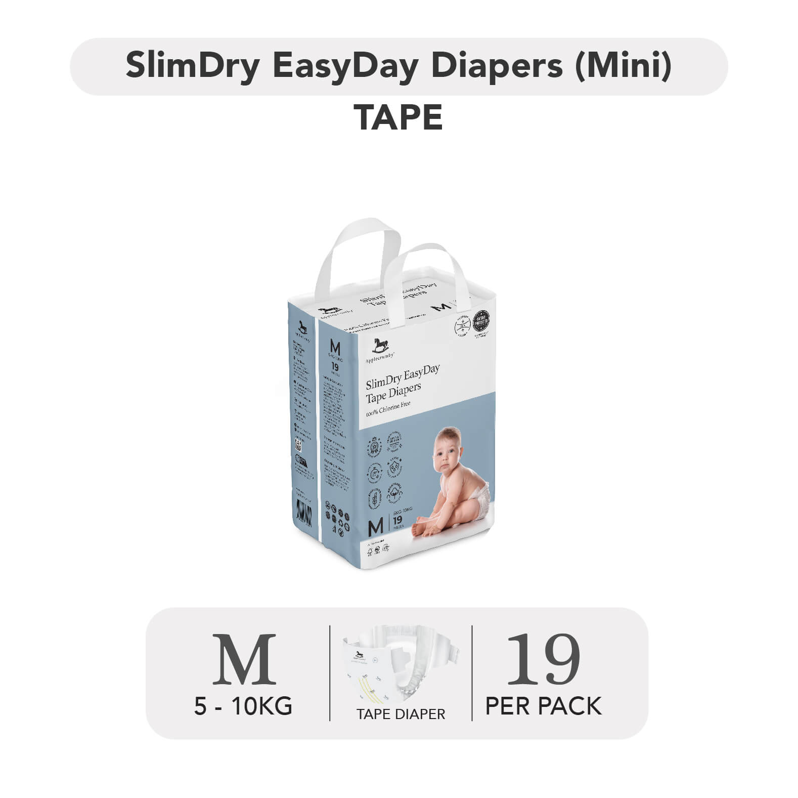 Bỉm Applecrumby Slim mini — ảnh 2