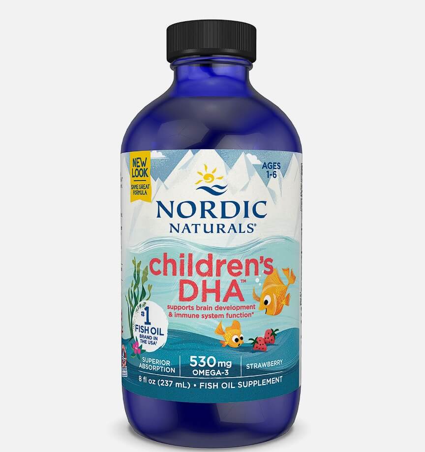 DHA Nordic Naturals Children's 1-6Y mẫu mới