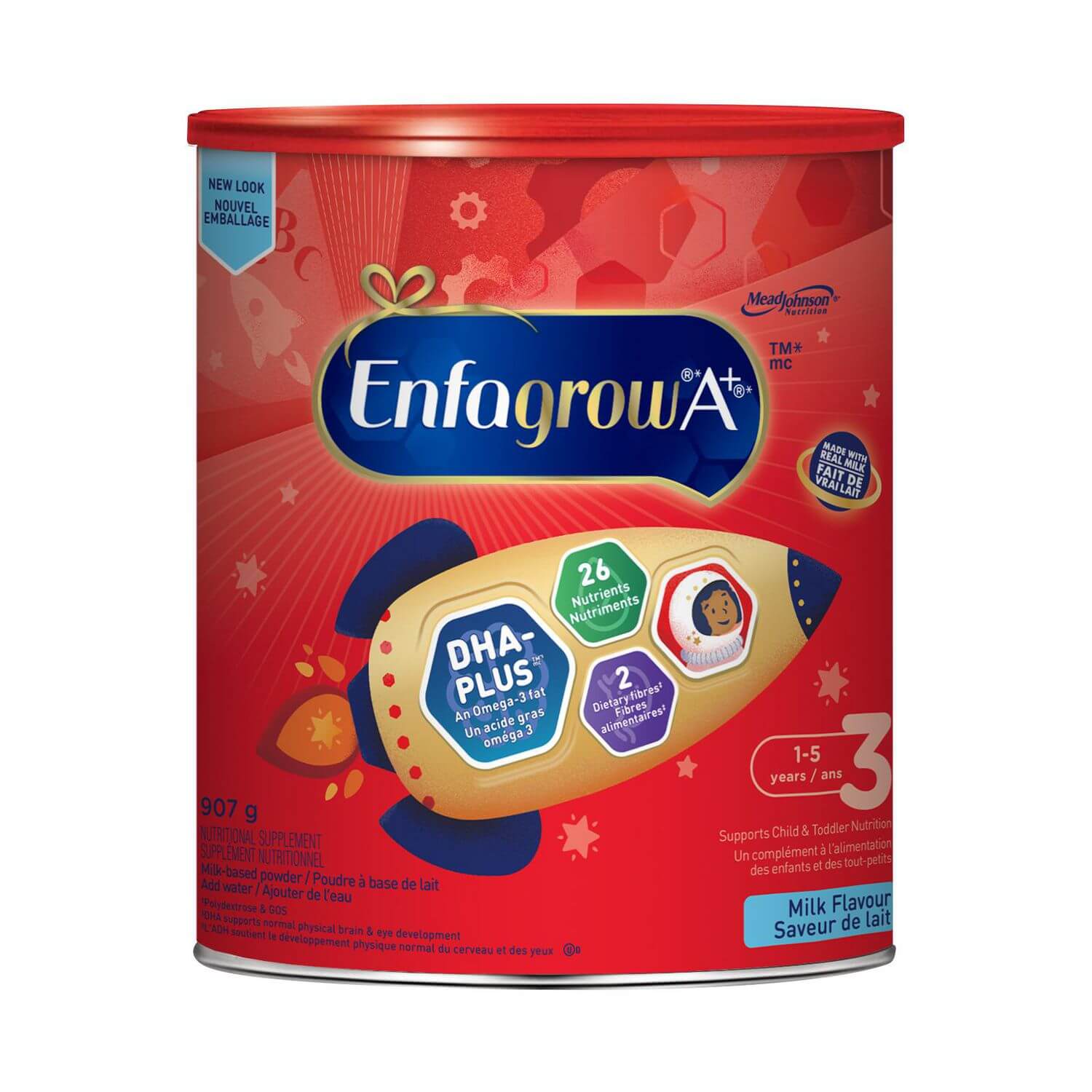Sữa Enfagrow A+ Toddler Canada 1-3Y 907g (Vị Vani, vị sữa) — ảnh 3