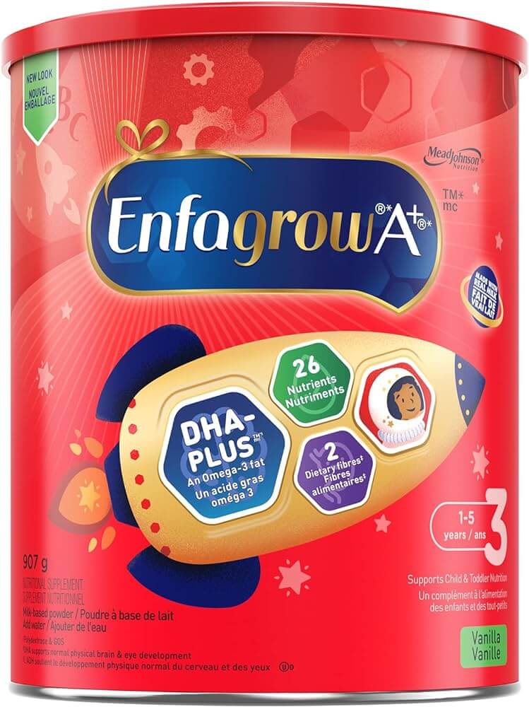 Sữa Enfagrow A+ Toddler Canada 1-3Y 907g (Vị Vani, vị sữa) — ảnh 4