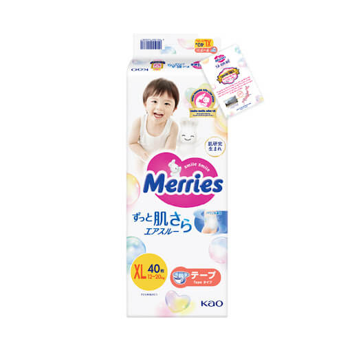 Bỉm Quần/Dán Merries (Size Newborn, S, M, L, XL, XXL) — ảnh 13