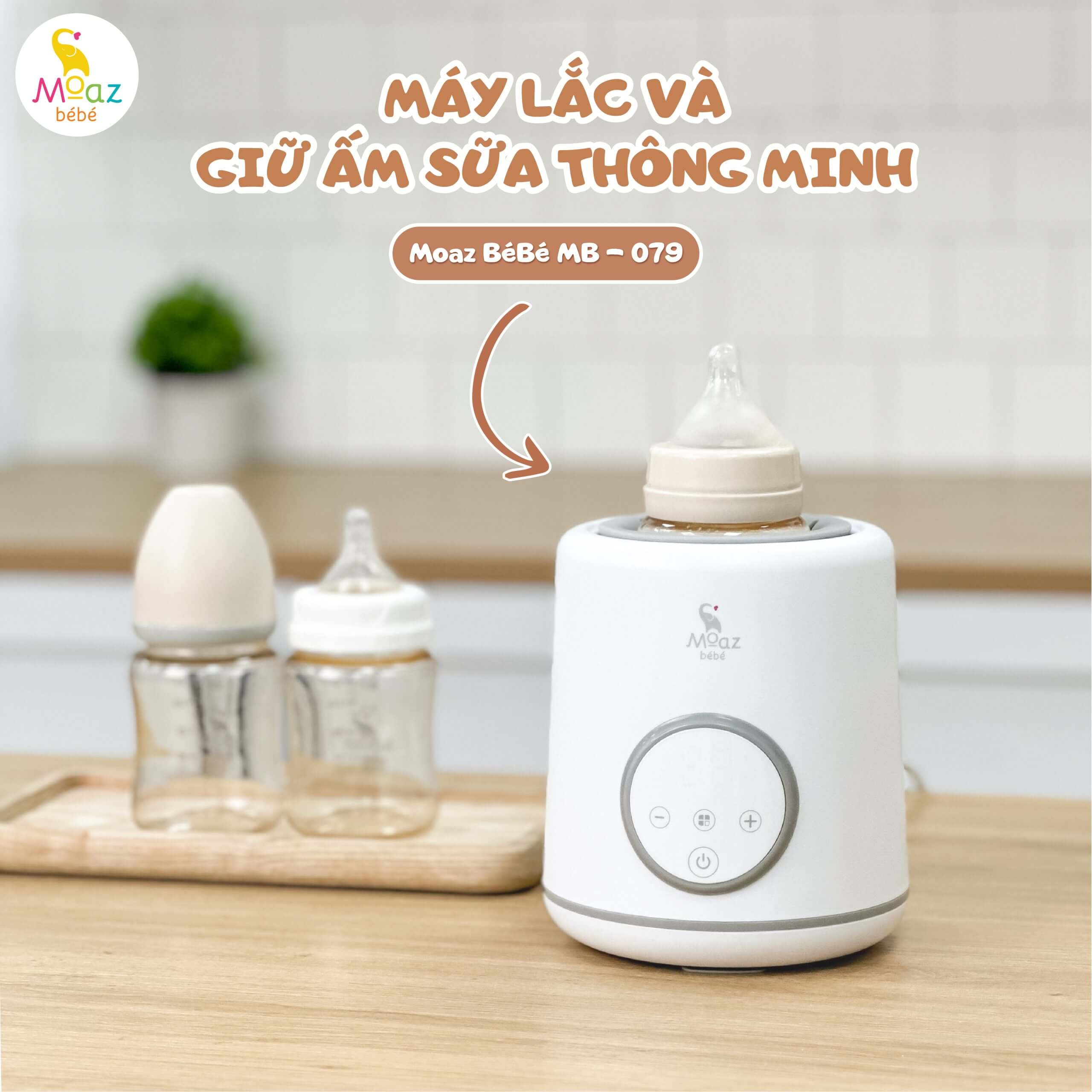 Máy lắc sữa tự động Moaz Bebe MB-079