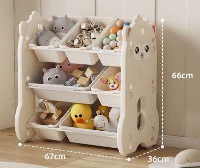 Kệ đồ chơi Merries - 6 bịch
