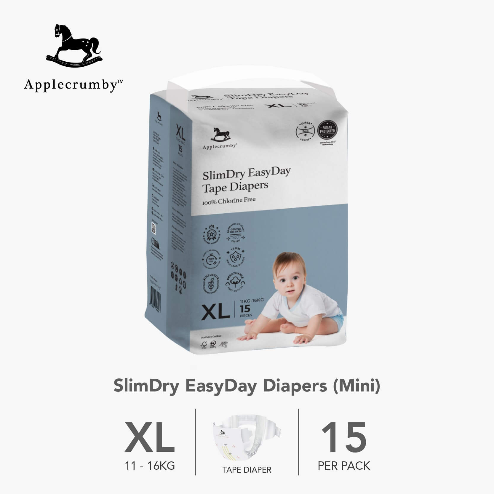 Bỉm Applecrumby Slim mini — ảnh 7
