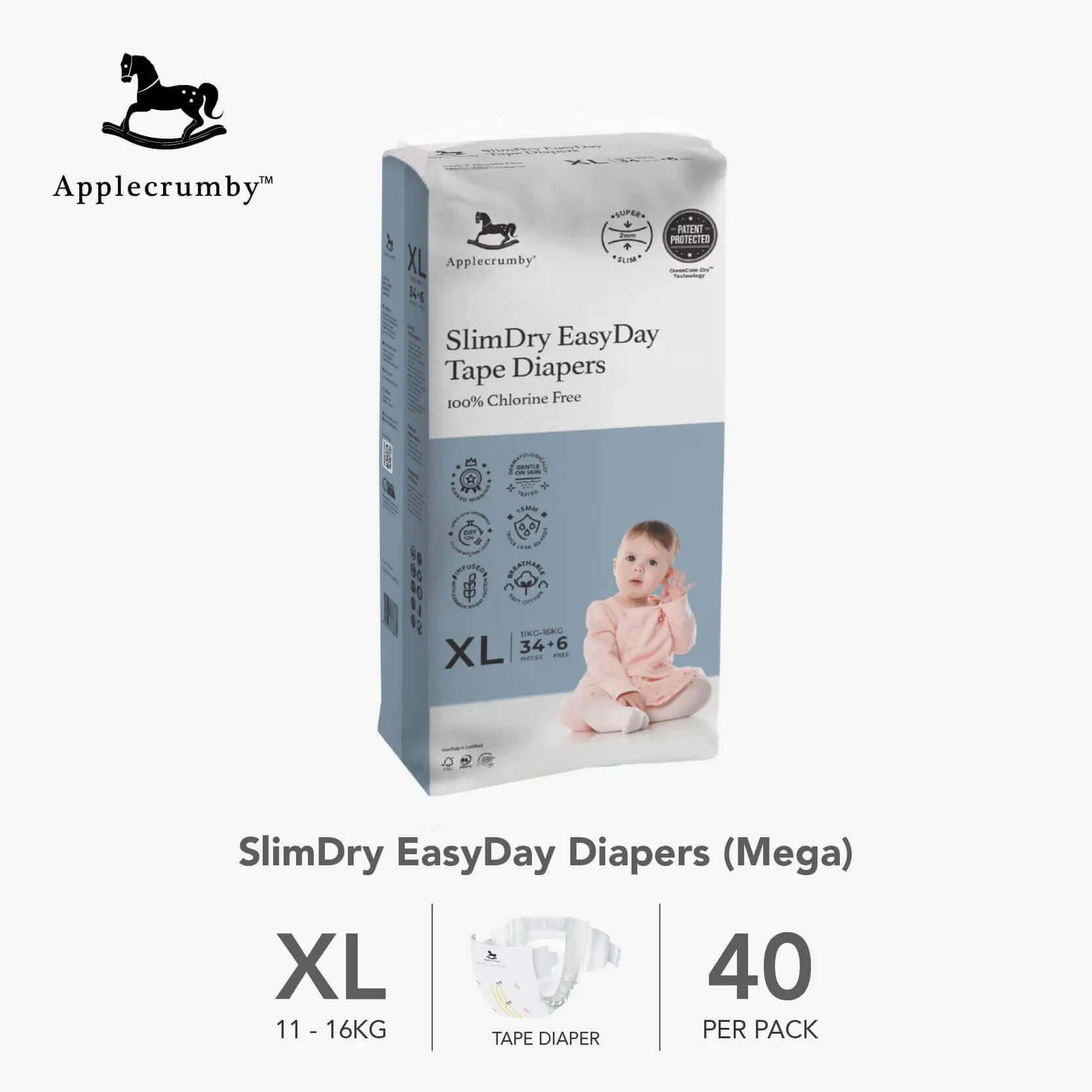 Bỉm Applecrumby ngày Mega — ảnh 2