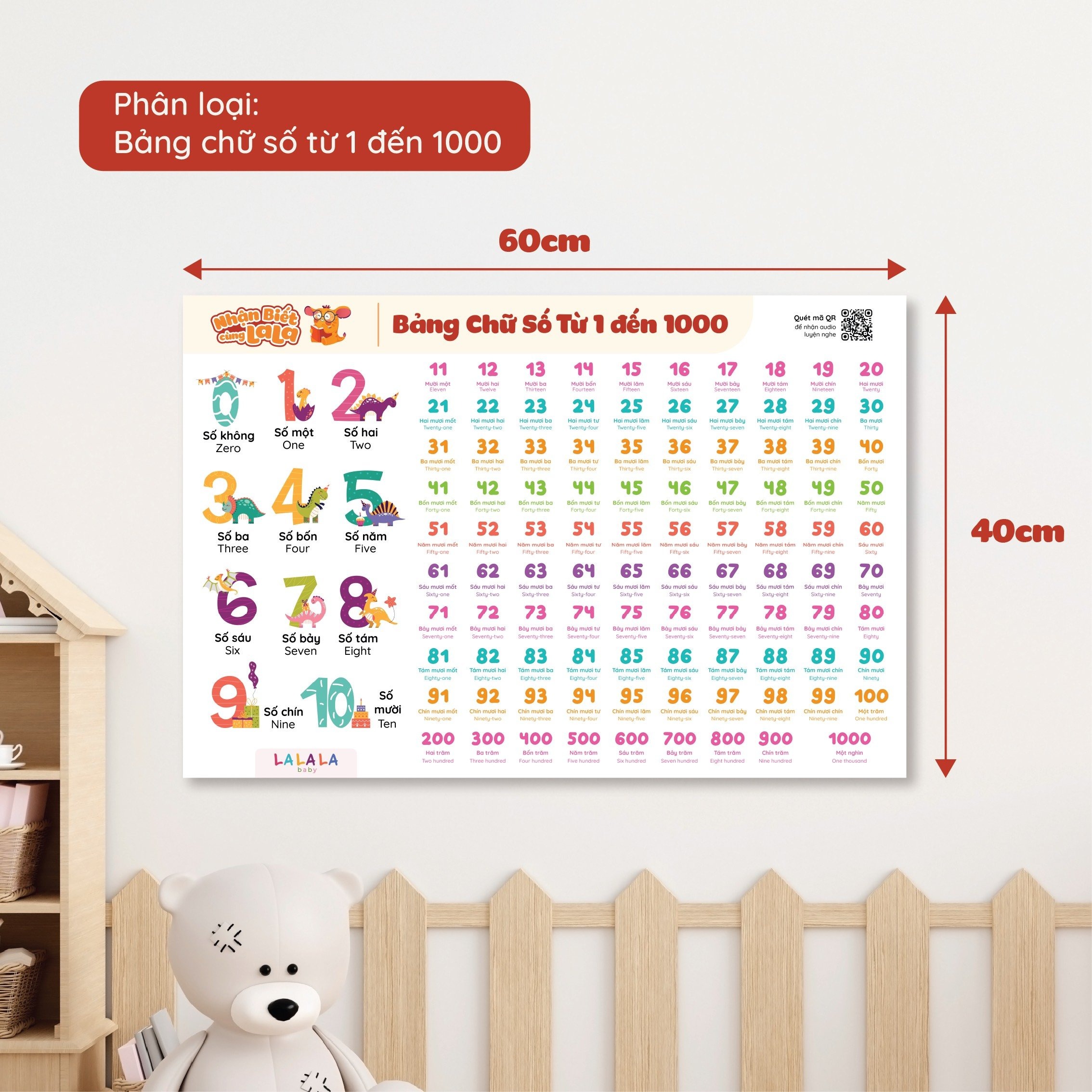 Bộ 8 chủ đề poster dán tường Lalala Baby — ảnh 2