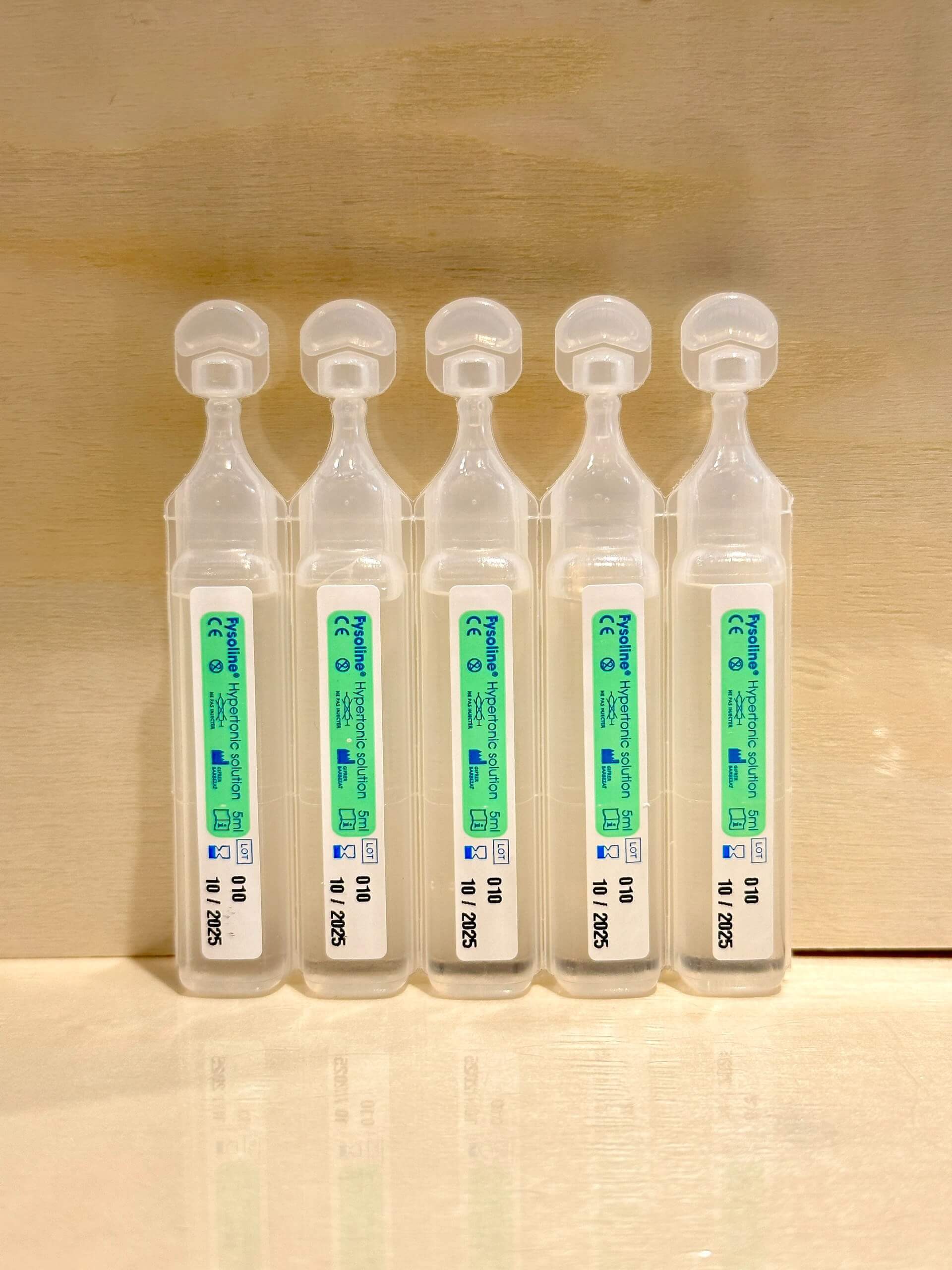 Nước muối sinh lý Gifrer vỏ xanh 20 ống (chống ngạt - ruột xanh, kháng viêm ruột vàng) — ảnh 3