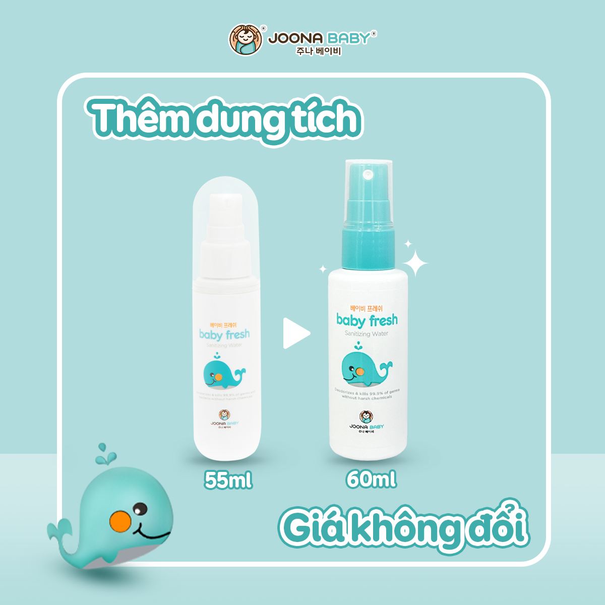 Xịt khuẩn Baby Fresh Joona Baby
