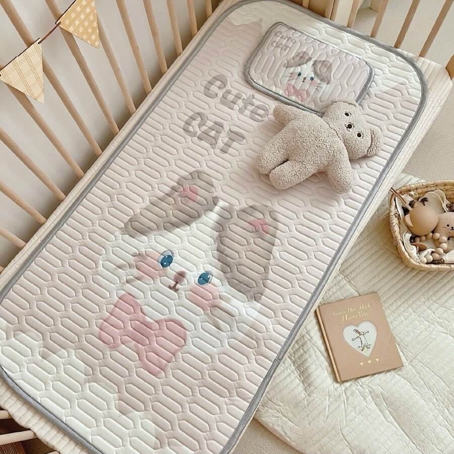 Thảm điều hòa kèm gối xuất Hàn
