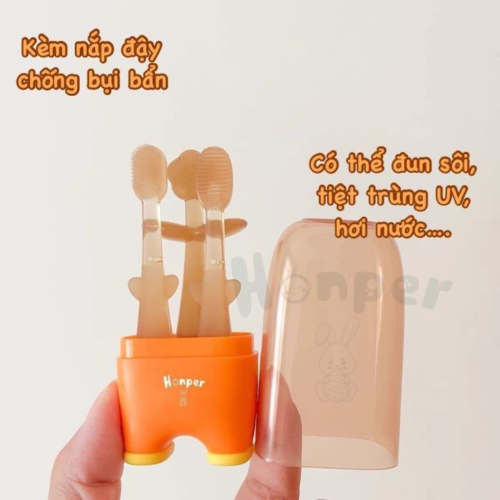 Bộ chăm sóc răng miệng Honper 3in1 HP216
