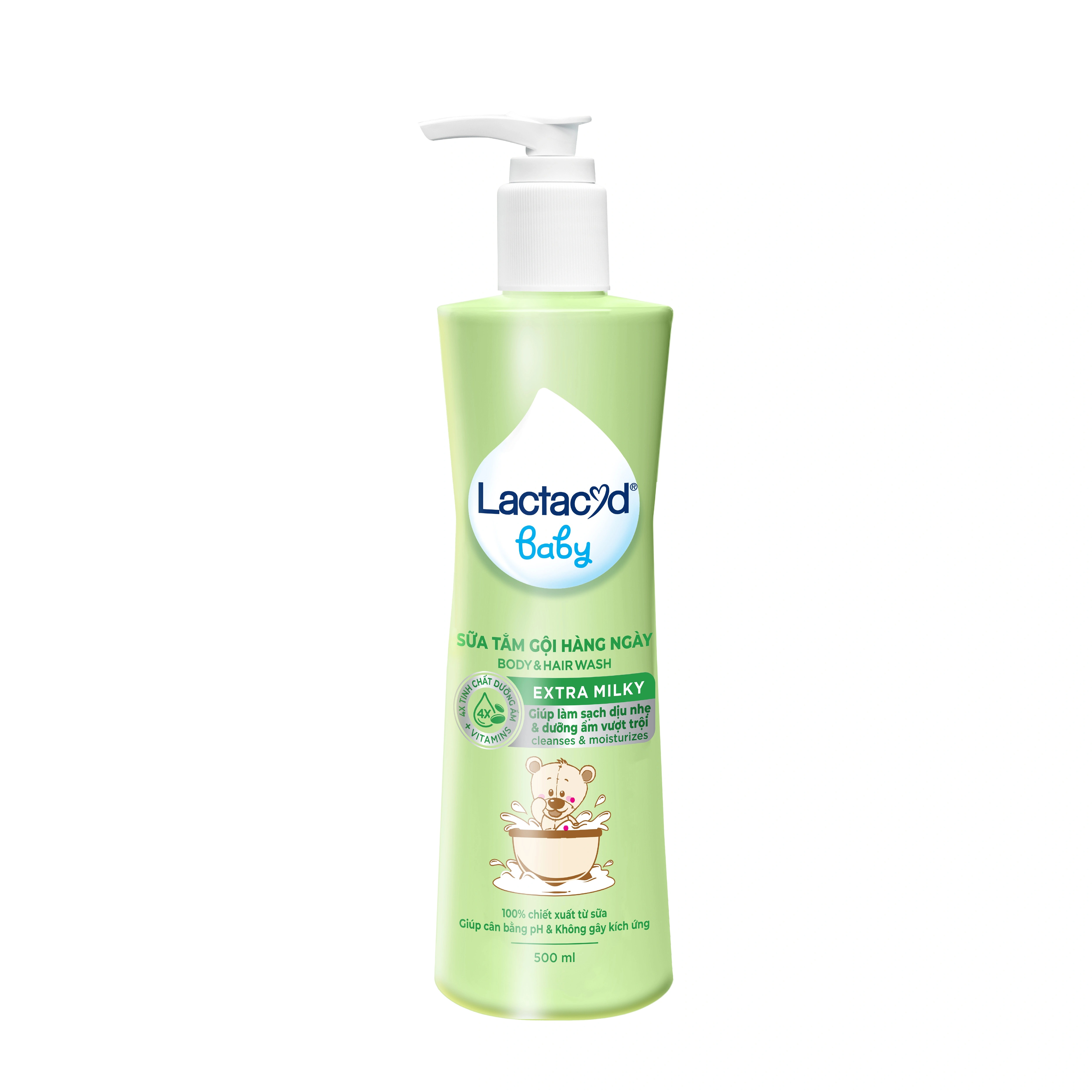 Sữa tắm gội Lactacyd Extra Milky từ sơ sinh — ảnh 2