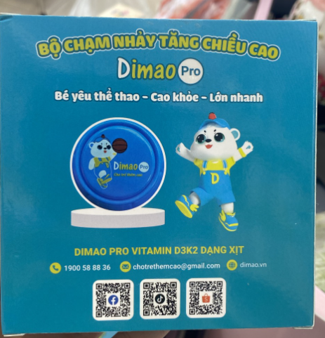 Bộ chạm nhảy tăng chiều cao Dimao Pro