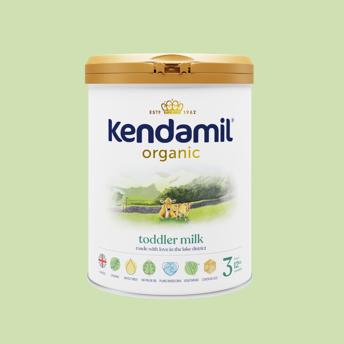 Sữa bột Kendamil hữu cơ có tem phụ