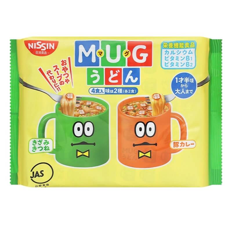 Mỳ ăn liền Mug Nissin Nhật (Màu vàng, màu xanh) — ảnh 4