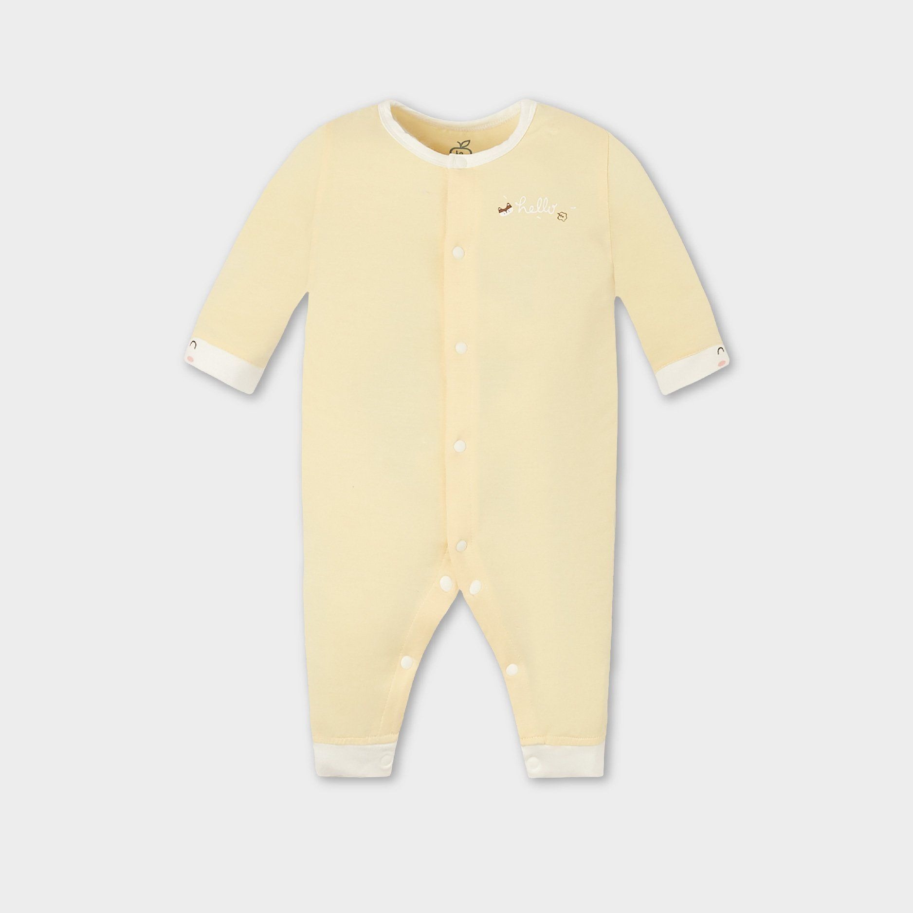 Body dài tay La Pomme Cáo tinh nghịch - 0,3M Vàng