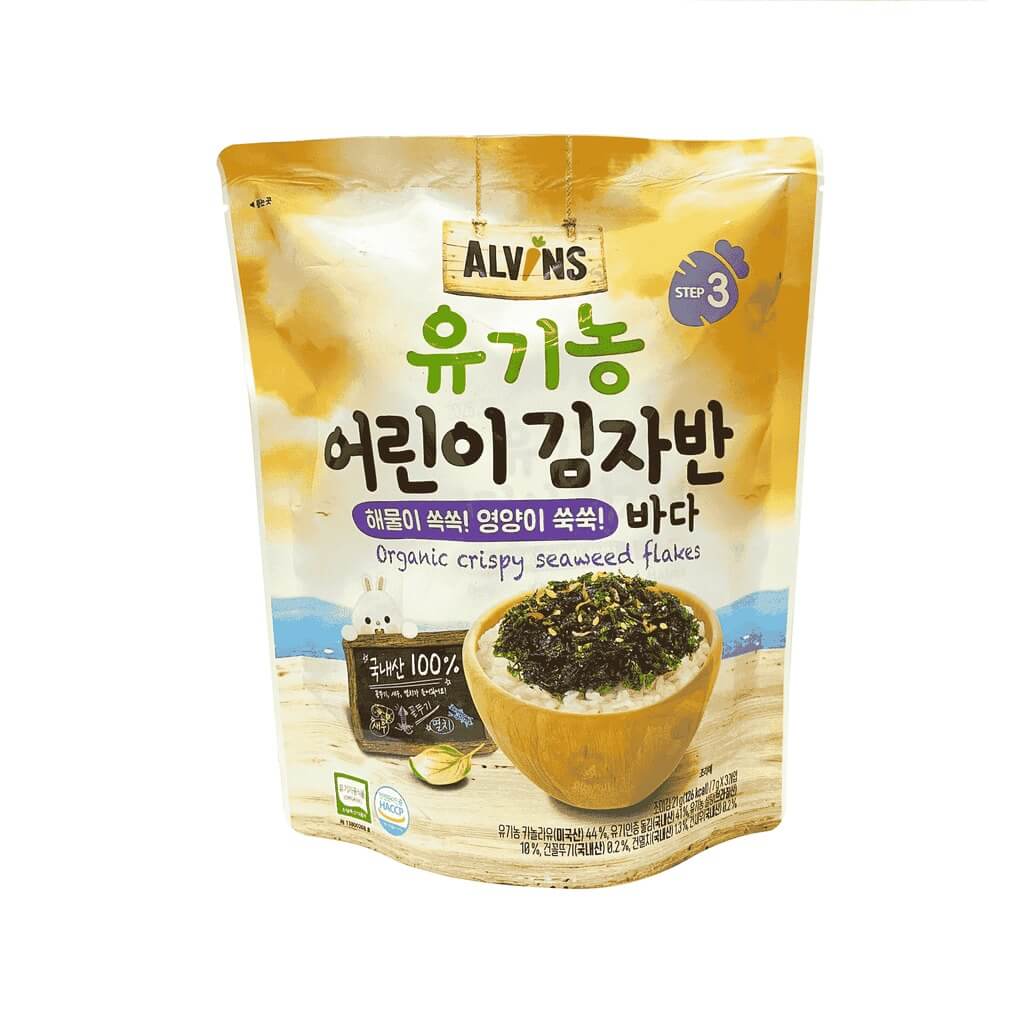 Rong biển rắc cơm hữu cơ Alvins 15M+