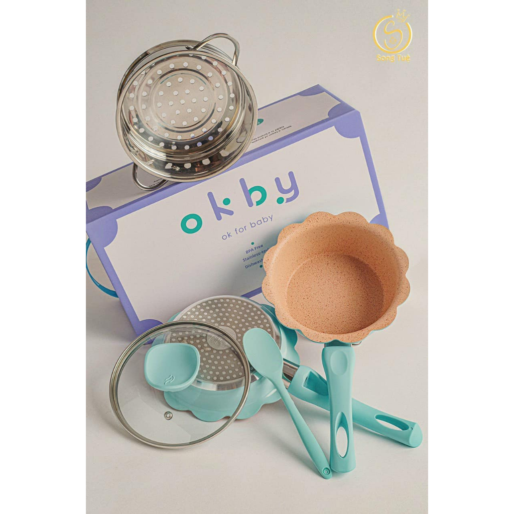 Bộ nồi chảo kèm xửng hấp Okby — ảnh 2